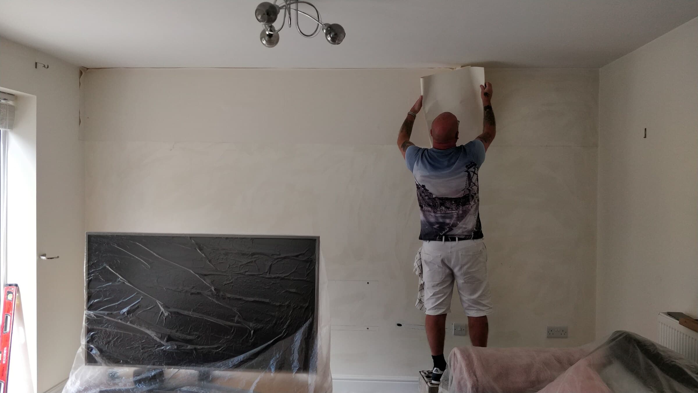 Wallpapering project by BGDecorators